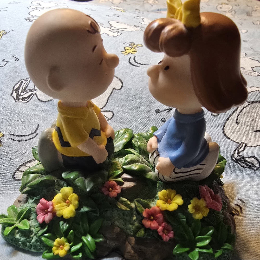 Sweet Charlie Brown Has A Moment With Peggy Sue